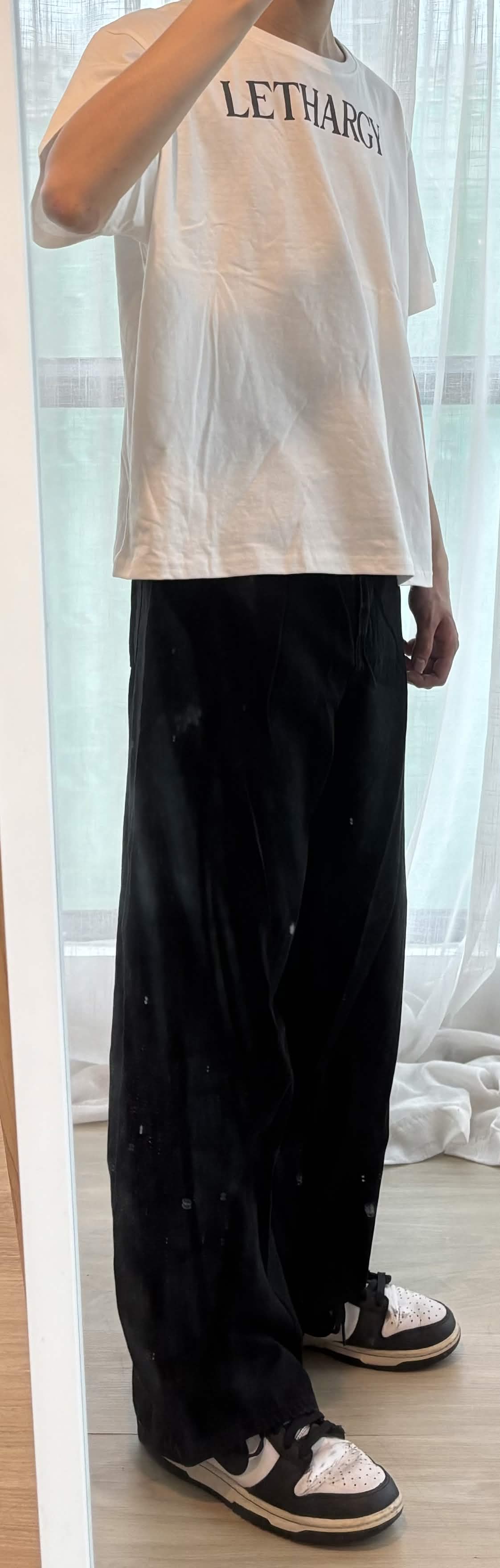 夏季黑色牛仔褲