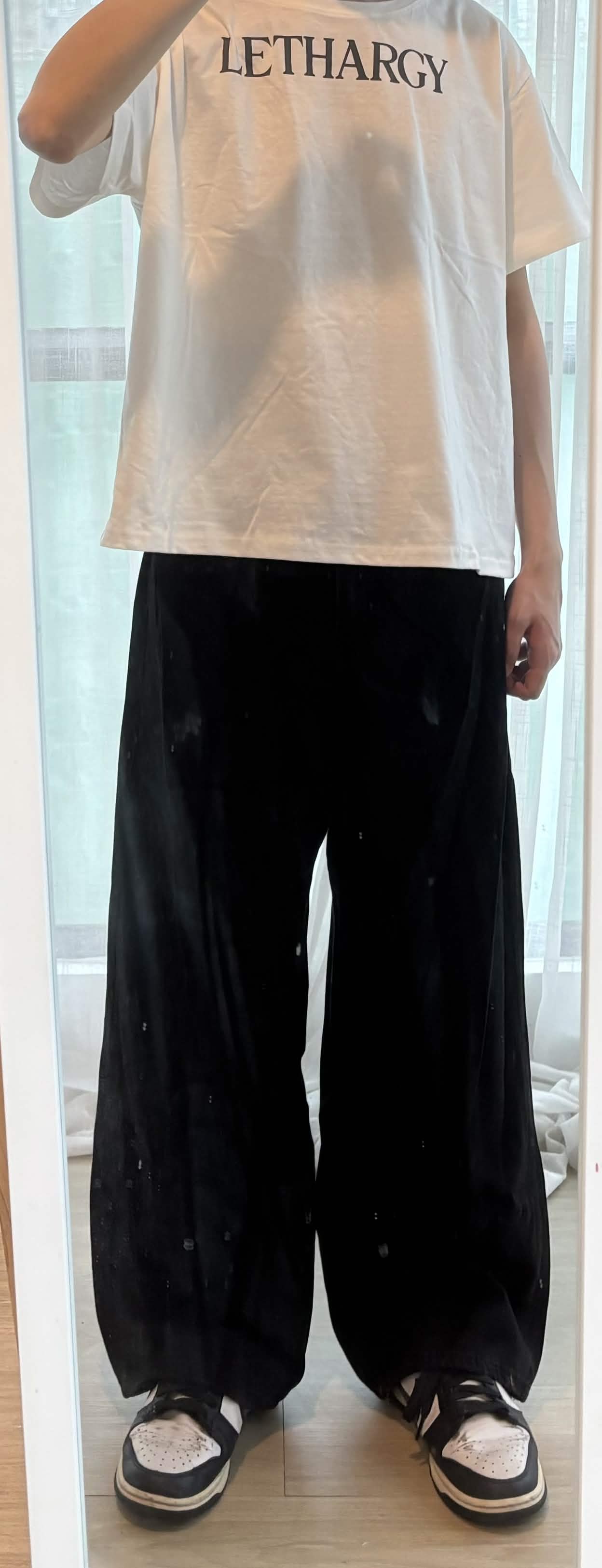 夏季黑色牛仔褲