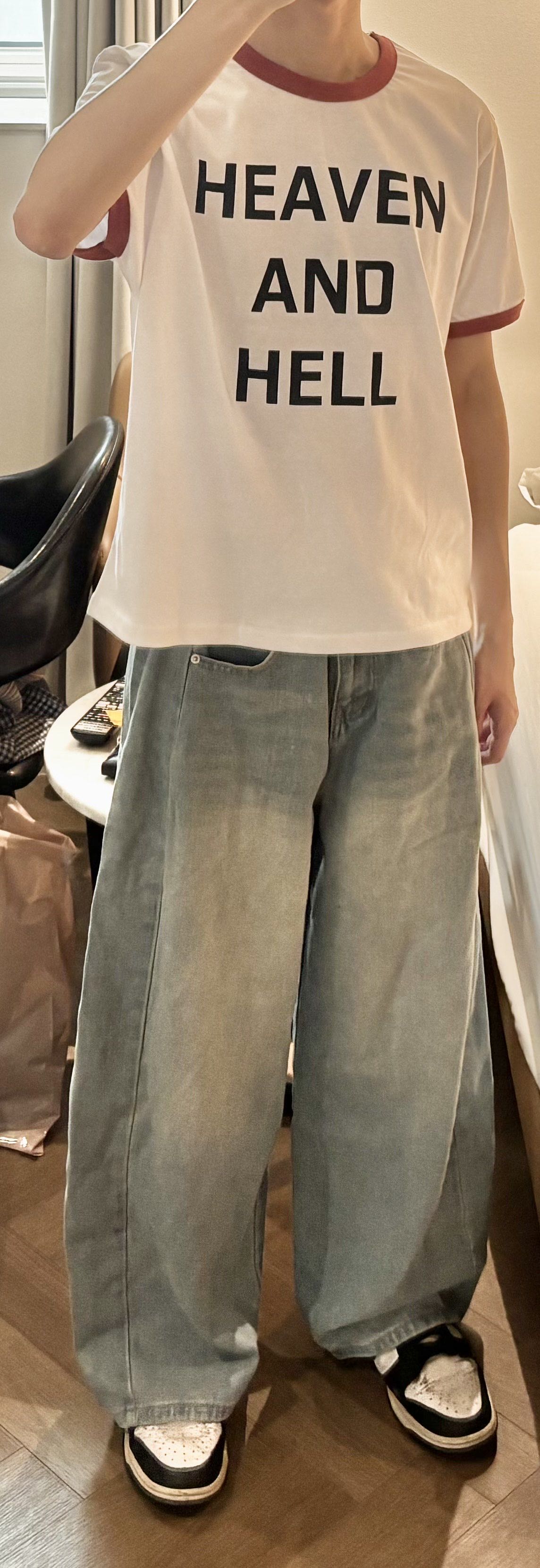 天堂短款短袖T恤